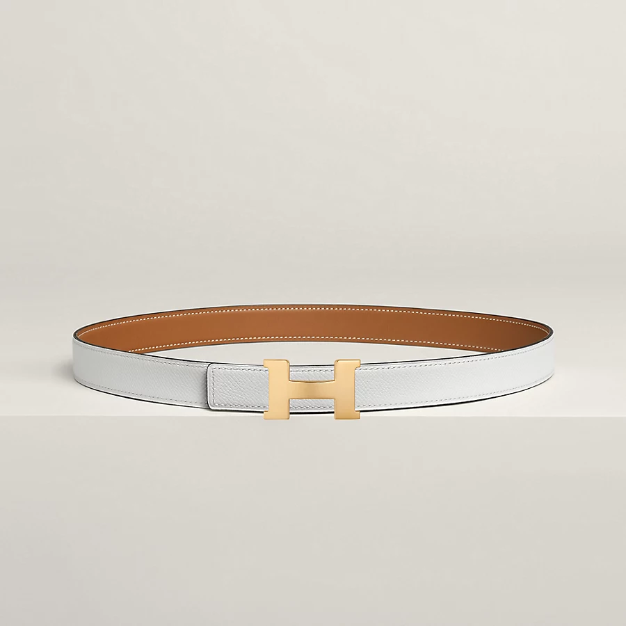 Mini Constance belt buckle & Reversible leather strap 24 mm - Image 2